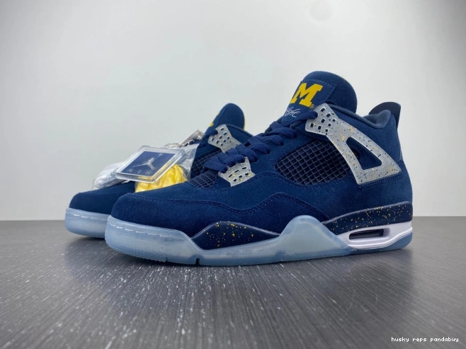 Rep Husky Retro Air 4 Jordan AJ4-1036660 Michigan (PE) 0713